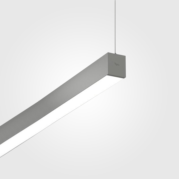 LAMPARA LINEAL 40W 6000K 1.2m C/PLATEADO