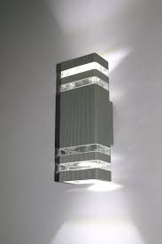 LAMPARA DE PARED UPDOWN E27 GRIS REC